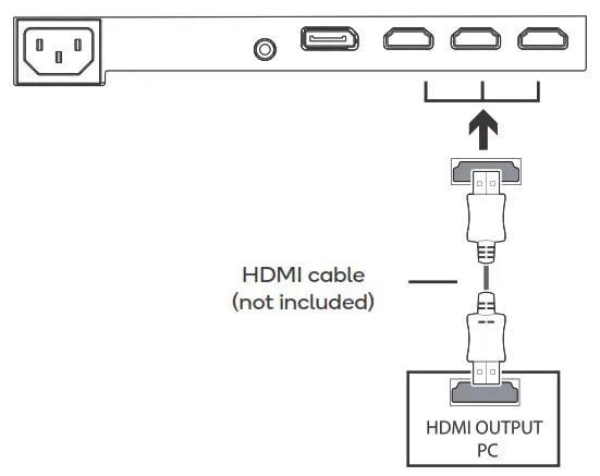 kogan KAMN32UCFLA 32 Inch UHD Curved Gaming Monitor - CONNECTIVITY 3