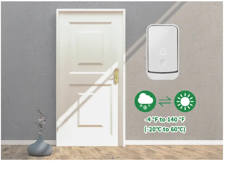 UMOVAL UM-BELL-193-01 Battery-Powered Wireless Doorbell Kits FIG 4