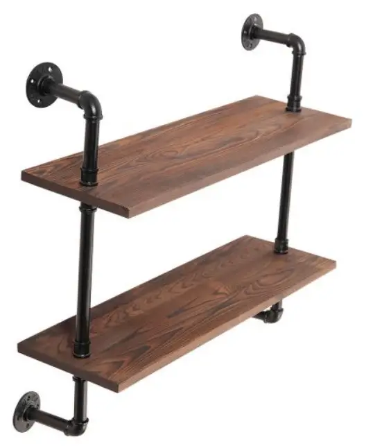 Tatahance-HG61G0837-Industrial-Wall-Mounted-Floating-Wood-Shelves-Product