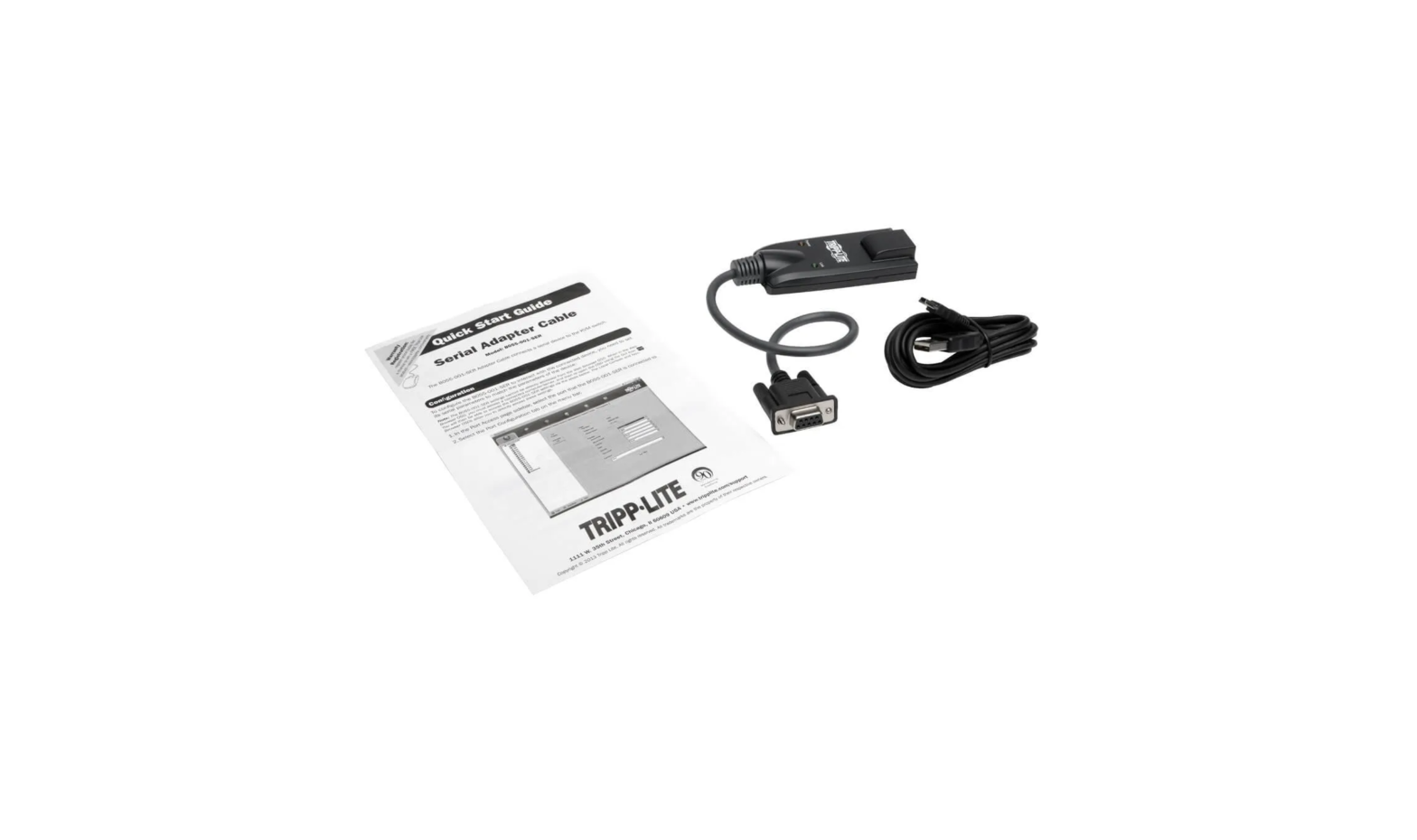 Tripp Lite B055-001-ser Serial Server Adapter Cable User Guide Tripp Lite B055-001-ser Serial Server Adapter Cable User Guide