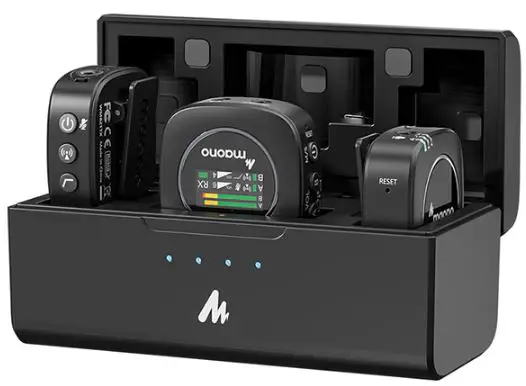 maono-WM821-Dual-Wireless-Microphone-System-