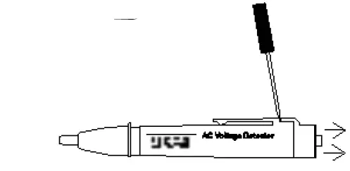 EXTECH 40130 Voltage Detector fig 2