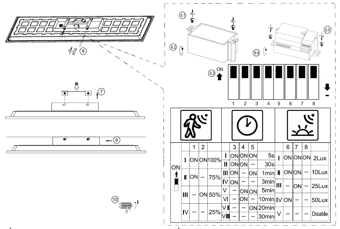 LeuchtenDireckt-996480-Fleet-LED-Ceiling-Lamp-Motion-Detector-FIG-2