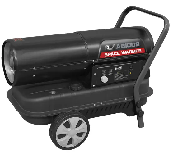 SEALEY AB1008.V4 Space Warmer Kerosene and Diesel Heaters With Wheels