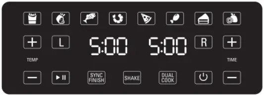 kogan KA8LDZNFRYA 8l Dual Zone Air Fryer Oven-fig19