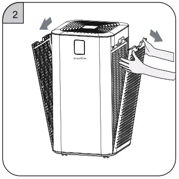 Inofia AIR PURIFIER - Move upward