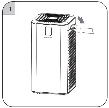Inofia AIR PURIFIER -Replacement of Filter 1