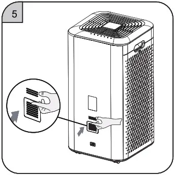 Inofia AIR PURIFIER -Replacement of Sensor 5