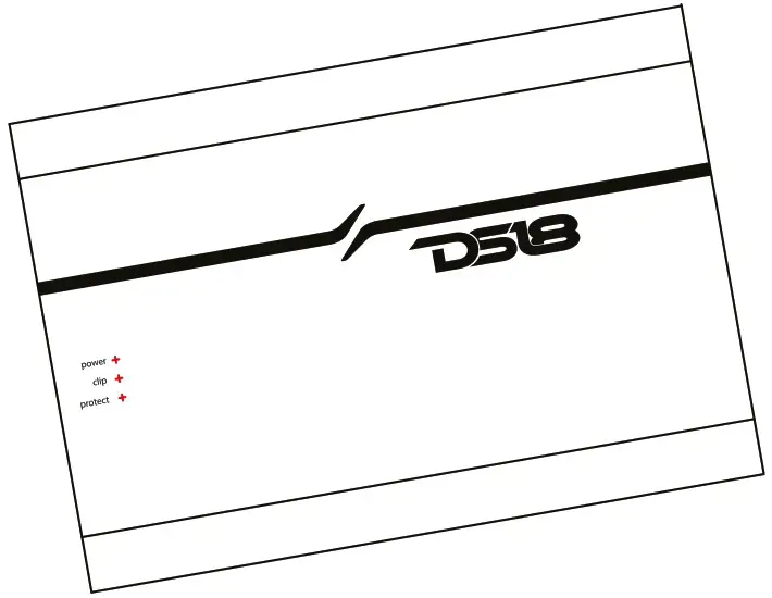 DS18 EXL P1500X1D Competition Monoblock Subwoofer Amplifier - Cover