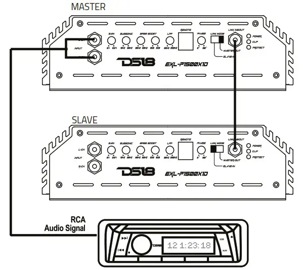DS18 EXL P1500X1D Competition Monoblock Subwoofer Amplifier - INSTALLATION 2
