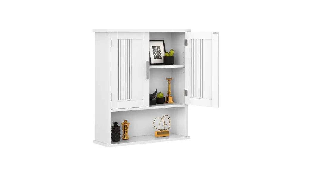 Unbranded Yxx-x036 Metal Adjustable Shelf Bathroom Storage Wall Cabinet Instruction Manual