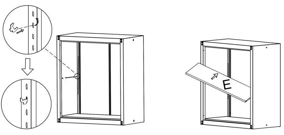 UNBRANDED YXX-X036 Metal Adjustable Shelf Bathroom Storage Wall Cabinet - Fig 6