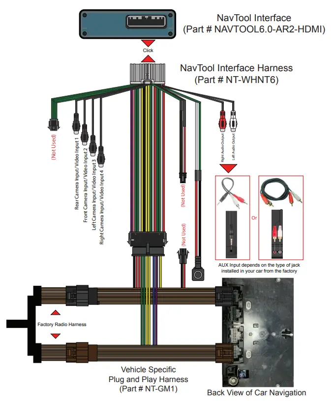 NAV TOOL Cadillac Escalade 2007-2014 Navigation Video Interface - Fig 13