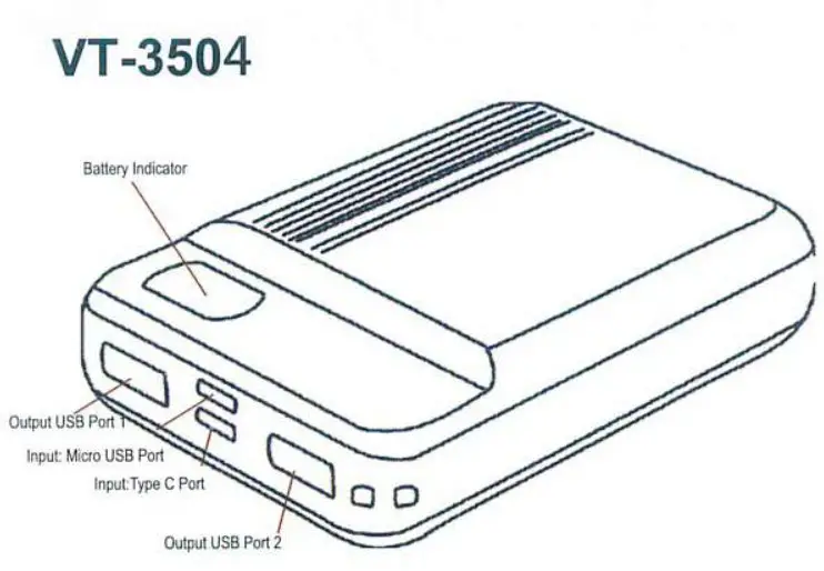 V-TAC Power Bank- overview