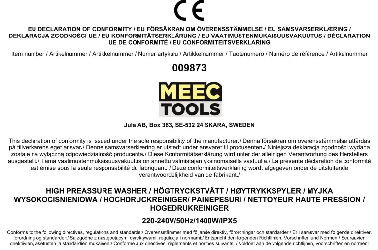 MEEC TOOLS 009873 High-Pressure Washer-fig4