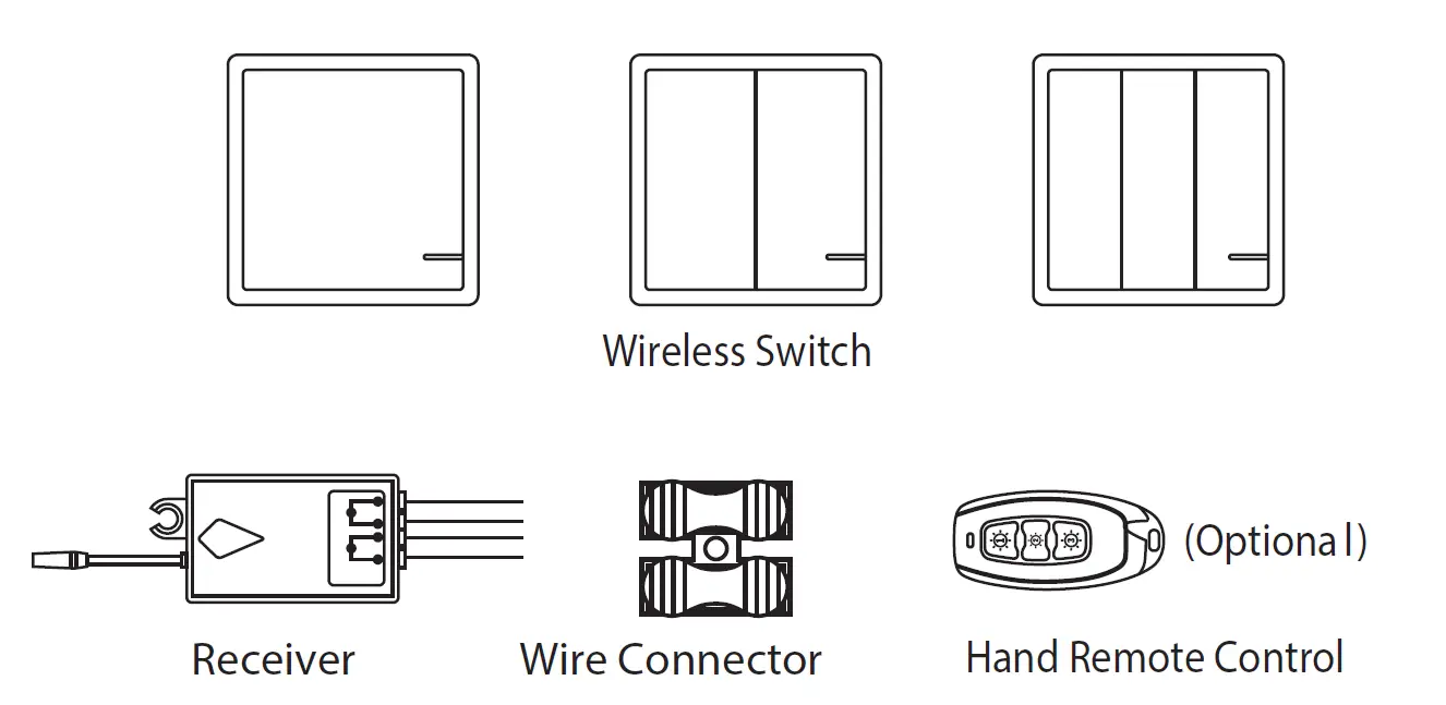 V-TAC VT-5131-2 Wireless Switch fig (1)