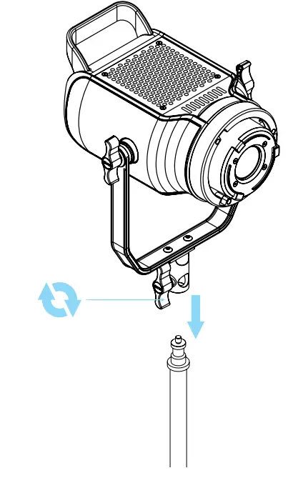 GVM SD300D Bi-Color LED Video Spotlight - overview 1