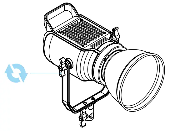 GVM SD300D Bi-Color LED Video Spotlight - overview 7