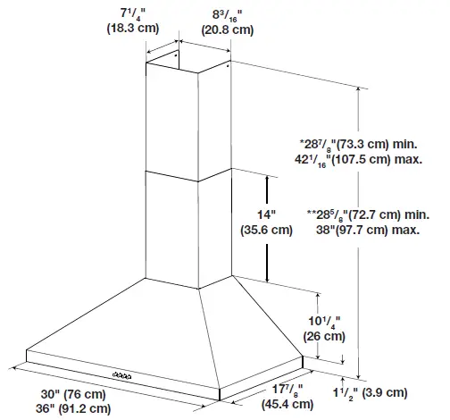 Whirlpool-WVW53UC0LS-Wall-Mount-Canopy-Range-Hood-FIG-1