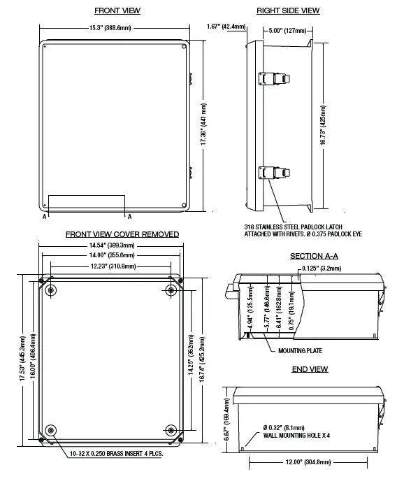 Altronix-WP2-Weatherproof-Enclosure-fig-4