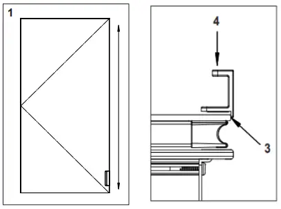 robern EDGEPULL 84 Edge Mount Pull Handle Kit - FIG