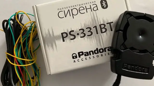 Pandora Ps-331bt Piezoelectric Siren Instructions