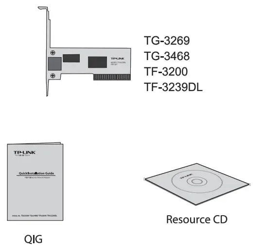 tp-link TG-3269 PCI Express Network Adapter - fig 1