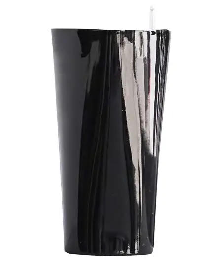 XBRAND PL3479BK Nested Plastic Self Watering Triangle Planter Pot