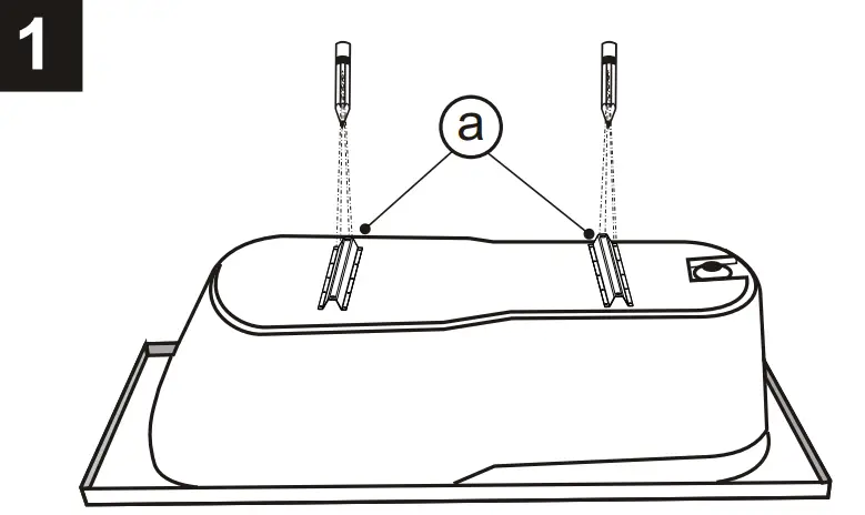 GUSTAVSBERG 180x80 Freestanding NAUTIC Bathtub -