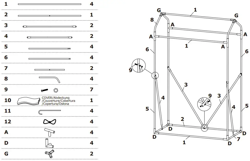 Parts And Description