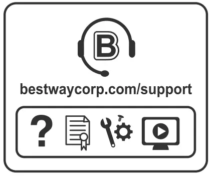 Bestway 57270 Fast Set Round Swimming Pool - sambol 2