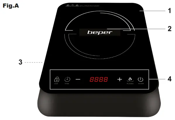 beper BF.700 Induction Cooker - fig1