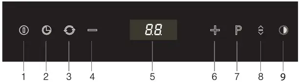 ATAG WDD9074MM Cooker Hood - Controls