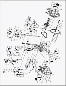 LIFESPAN SM-700 Spin Bike -- EXPLODED DIAGRAM