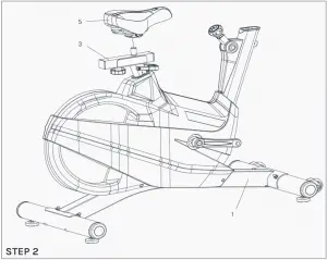 LIFESPAN SM-700 Spin Bike STEP 2