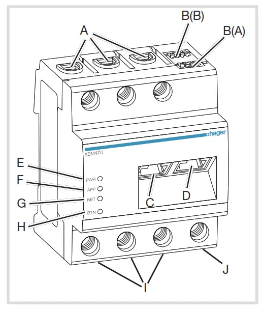 hager XEM470 Flow Energy Management Controller - fig