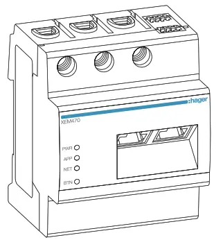 hager XEM470 Flow Energy Management Controller