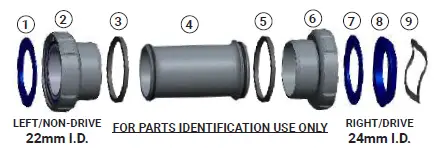 PRAXIS M24 BSA Bottom Bracket-1