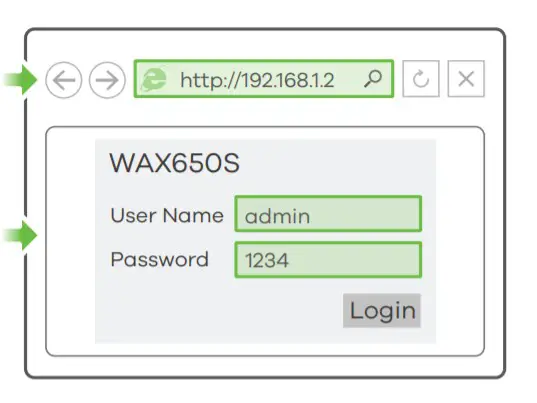 use-IP ZYXEL WAX650S WiFi 6 Dual-Radio Unified - Wired