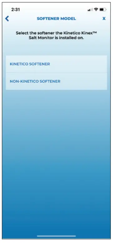 Kinetico Kinex Salt Monitor - App 11