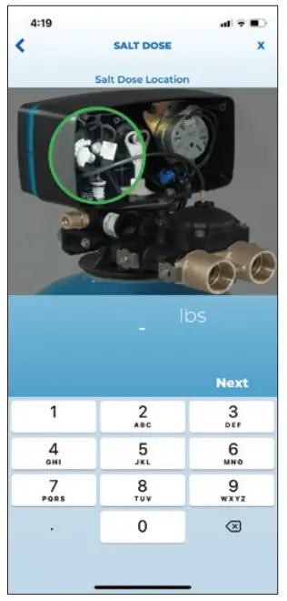 Kinetico Kinex Salt Monitor - App 18