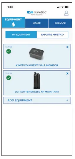 Kinetico Kinex Salt Monitor - App 4