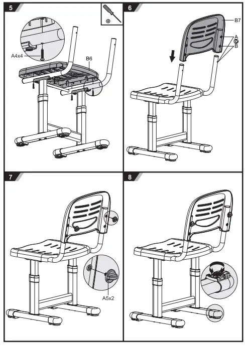 VIPACK-FURNITURE-B201-Adjustable-Kids-Desk-Comfortline-201-4