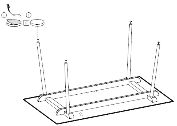 MATT BLATT MBVALPGDT6A Valparaiso Glass Dinning Table - step 3