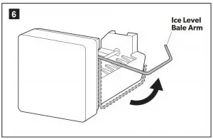 Turning the ice maker on and off