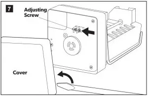 Adjusting the ice cube size