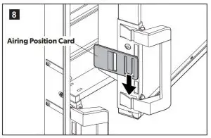 Using the door airing feature