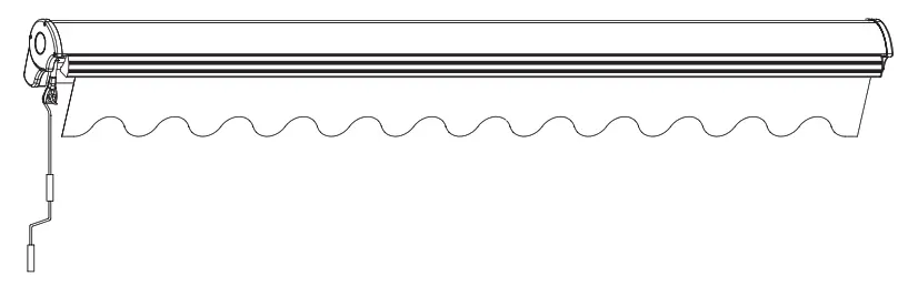 rusta Terrace Awning With Crank - fig 9