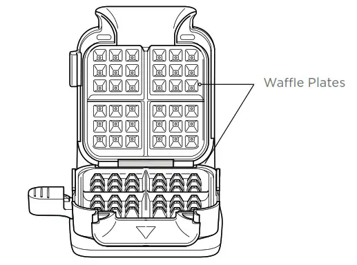 NINJA BW1000 Series Belgian Waffle Maker - GETTING TO KNOW THE WAFFLE MAKER 2