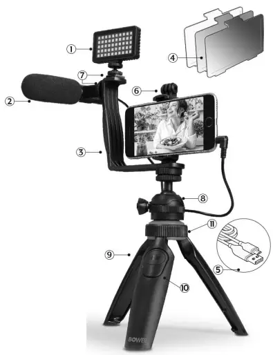 BOWER-BWRWAVLEKIT2-Smart-Photo-Vlogger-Kit-01